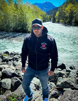 Always Riding, Never Hiding - Zip Hoodie