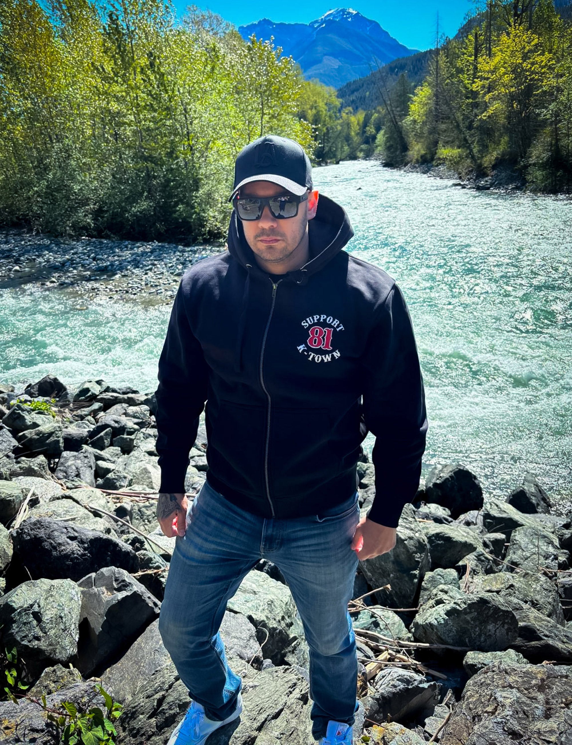 Always Riding, Never Hiding - Zip Hoodie